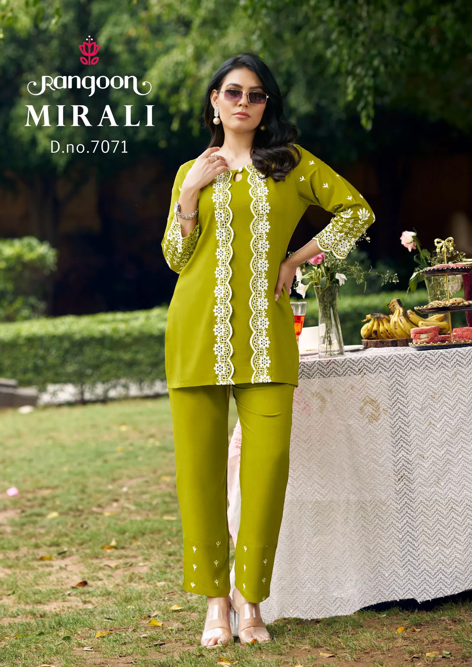 Mirali By Rangoon Viscose Rayon Co Ord Set Wholesale Shop In Surat
